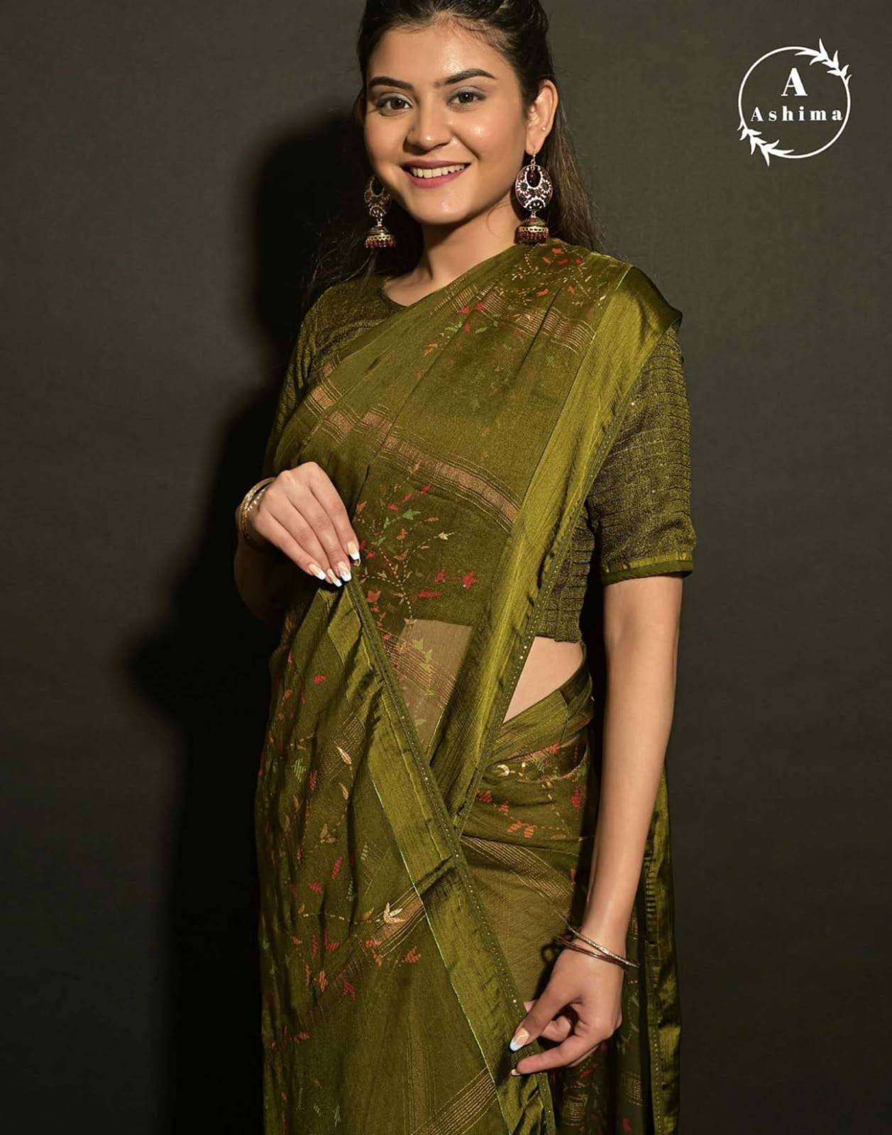 Nylon Autograth By Ashima Party Wear Sarees Catalog